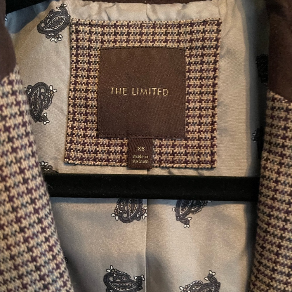 The Limited. Brown and tan jacket.